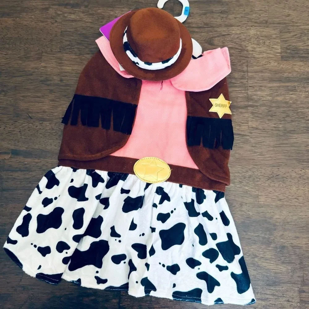 Cowboy Cowgirl Western Sheriff Halloween Dog Pet Costume Outfit